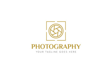 Obraz premium camera photography logo, studio icon and symbol vector illustration