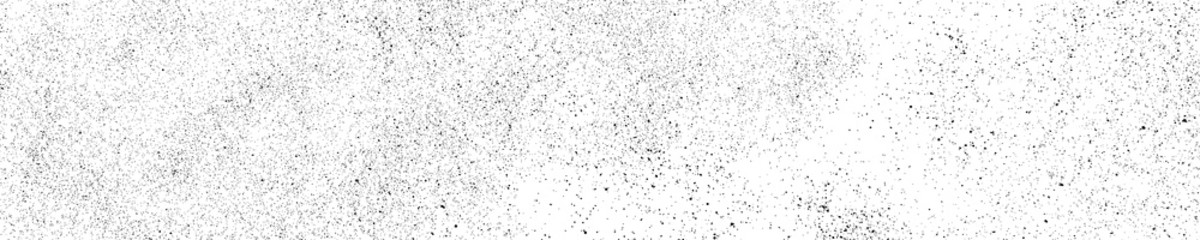 Fototapeta na wymiar Black Grainy Texture Isolated On White Background. Dust Overlay. Dark Noise Granules. Wide Horizontal Long Banner For Site. Vector Design Elements, Illustration, EPS 10.