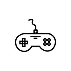 Gaming console sign. Joystick icon eps ten