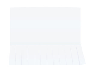 White blank announce notice. vector