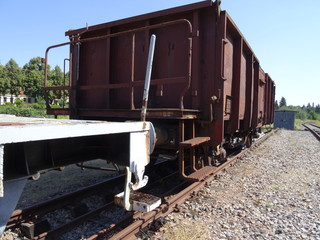 Fototapeta na wymiar alte Güterwagen