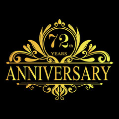 
Happy birthday anniversary celebration | Birthday luxurious vintage calligraphy lettering vector illustration | 100% vector banner, poster, t-shirt, pillow, mug, sticker, and another Printing file