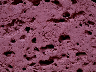 Surface of bricks in light pink color as texture
