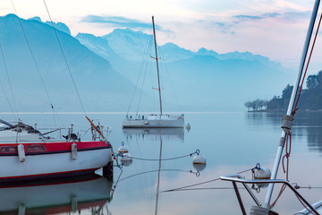 France. Lake Annecy.