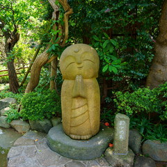Kamakura / Japan. Jizo statue at the Hase-Dera temple