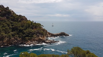 Fototapeta na wymiar Bays of Spain on the Mediterranean Sea