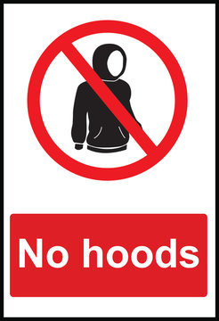 no hoods signs and symbols