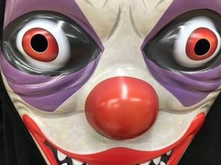 ハロウィン用のホラーマスク（ピエロ）