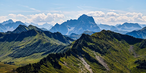 Fototapeta premium panorama of the alps, austria