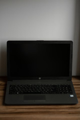Fototapeta premium Modern gray laptop