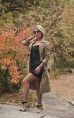 Autumn - fall season, casual style for womens. Fashionable clothes and outfit elements