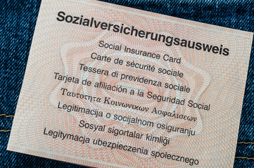 Sozialversicherungsausweis Deutschland