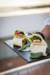 Vegetable wrap
