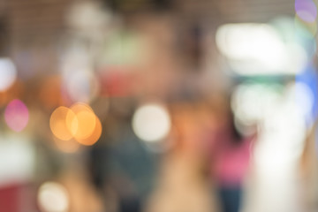 Abstract background of shopping mall