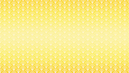 Ocean waves pattern, Yellow