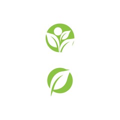 Leaf  ecology Logo Template vector