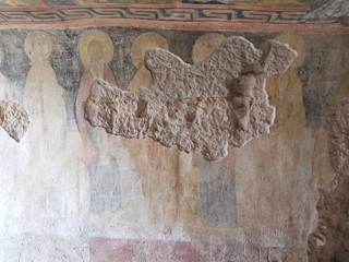 Paintings from Ivanovo Rock Monastery, established in the twenties of 13th century