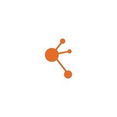 Molecule vector illustration design