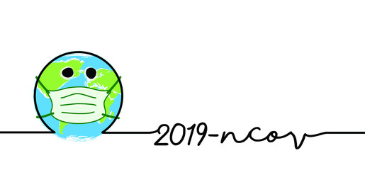 Stop coronavirus epidemic, bacteria cell. ( Covid-19 2019-nCoV, Covid-2019 ) Corona virus in China, Wuhan lockdown. Stay at home, stay safe. Social distancing Face mask. Self quarantine concept.