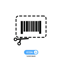 coupon icon vector isolated on white background.