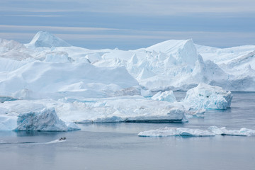 Fototapeta na wymiar glacier in Greenland
