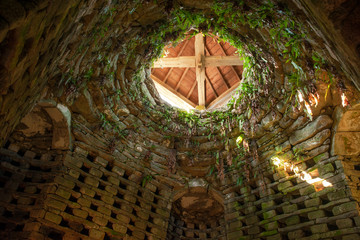  Inside of The Dovecote Vaujoyeux, France, Brittany, Planguenoual 