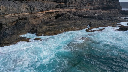 sea sky and earth come together to form a wonderful lanscape