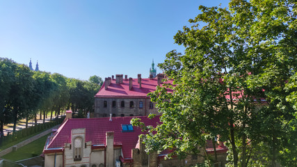 Lviv City Old Architecture in the summer season