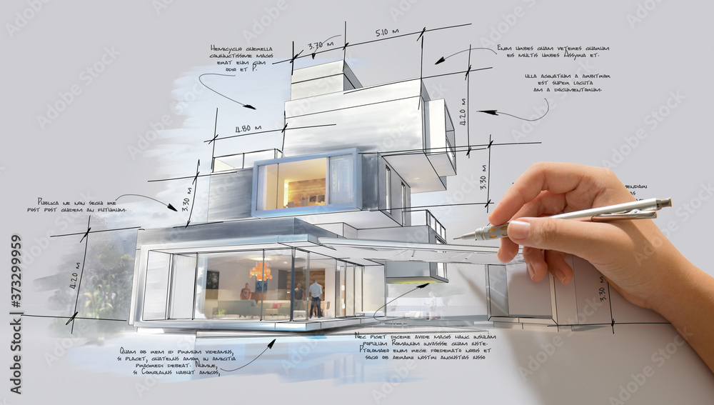Poster architecture project stages
