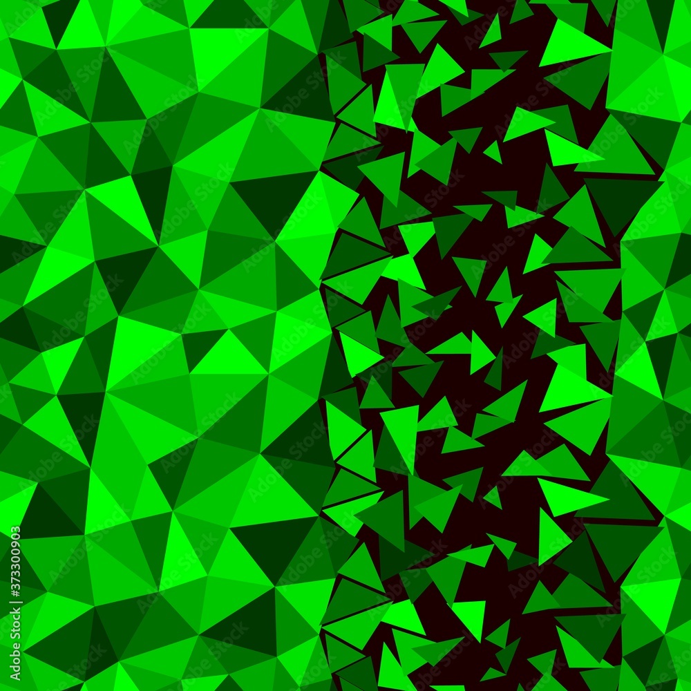 Canvas Prints abstract multicolor emerald green background. vector polygonal design