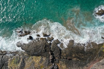 sea sky and earth come together to form a wonderful landscape