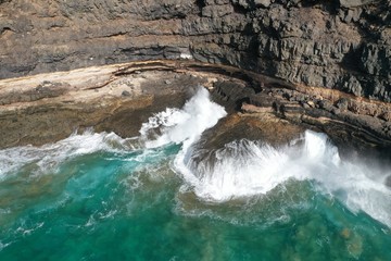 sea sky and earth come together to form a wonderful landscape