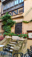 Fototapeta na wymiar Lviv City Old Architecture in the summer season