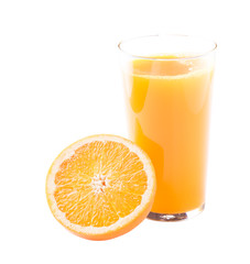 orange juice and oranges