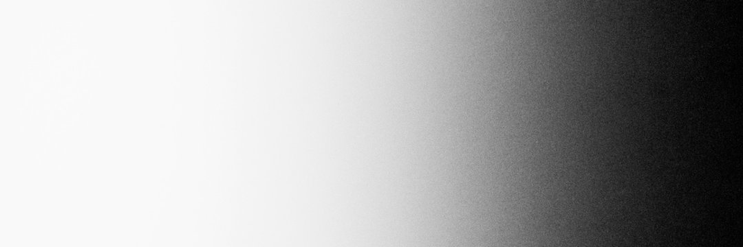 Gradient from black to white. Panoramic image