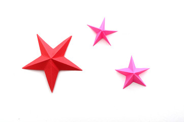 set of colorful stars