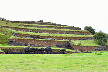 Sacsayhuaman Fortress - view of ensemble 238