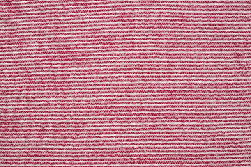Abstract red and white stripe clothing fabric texture pattern background