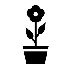 Flower plant icon