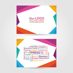 Fototapeta premium Typography Post card / Business card