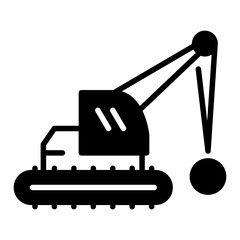 Demolish truck icon