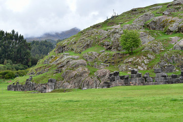 Sacsayhuaman Fortress - view of ensemble 228