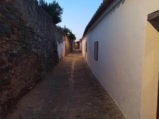 narrow street in the old town