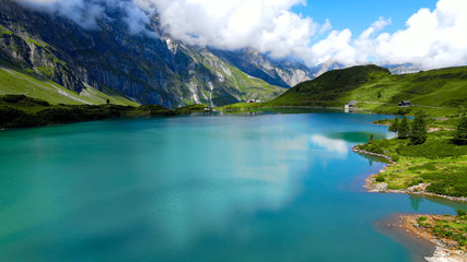 Naklejka na ściany i meble Amazing nature of Switzerland in the Swiss Alps - travel photography