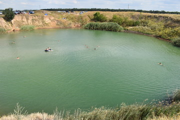 lake in the summer