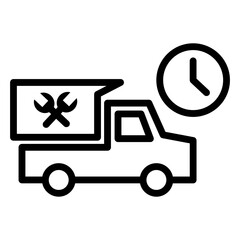 Service car icon