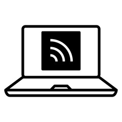 Internet computer icon