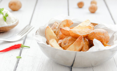 Kartoffelecken Kartoffel Ecke Ecken Portion