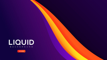 Liquid abstract background with gradient colorful background. Vector background. Eps10