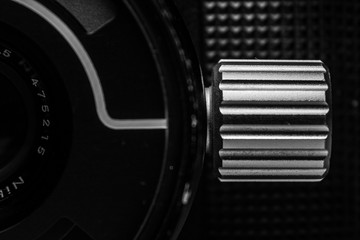 Film camera, details, Nikonos IV